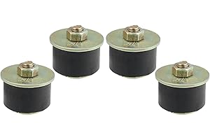X AUTOHAUX 4pcs Automotive Rubber Freeze Plug Rubber Expansion Plug Fit Hole Size 1-1/4" to 1-3/8" 31mm-34mm