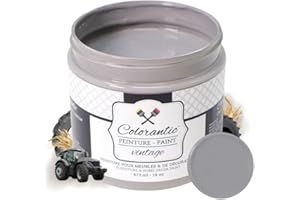 Colorantic Vintage Furniture Chalk Based Paint for DIY Home Decor Craft Art (Tractor Dust, 16 oz)