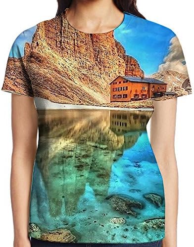 Womens T-shirt King Laurinos Towers Italy 3D Printed TShirts