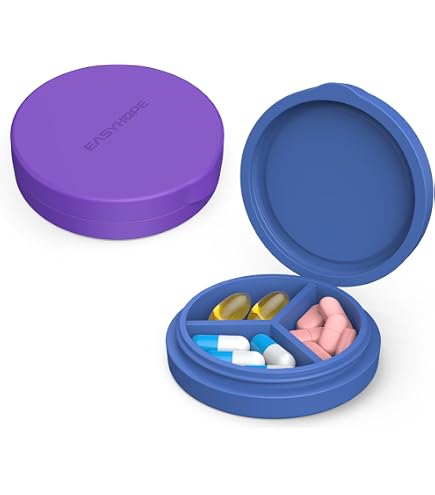 Amazon.com: Tupperware Mini Clamshell Pill Keeper Round Pocket