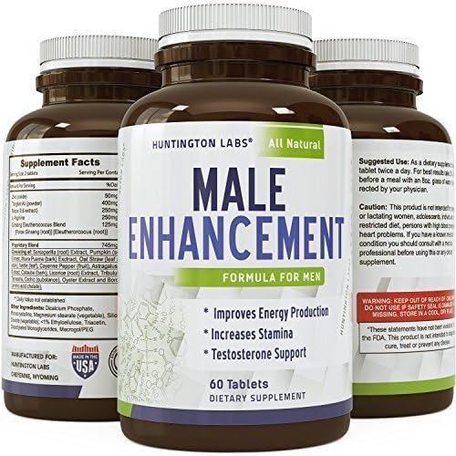 Pure Maca Supplement ? Natural & Real Enhancement ? Highest Grade and Quality Tablets ? Pure Maca Root, L-Arginine & Tongkat Ali Powder - Lifetime Guarantee by Huntington Labs by Huntington Labs