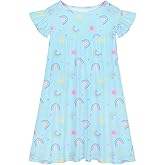 Play Tailor Girls Nightgowns Toddler Princess Nightgown Flying Sleeves Kids Pajamas Sleepwear for Girl Teen