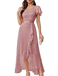 BeryLove Sequin Formal Dresses for Women Flutter