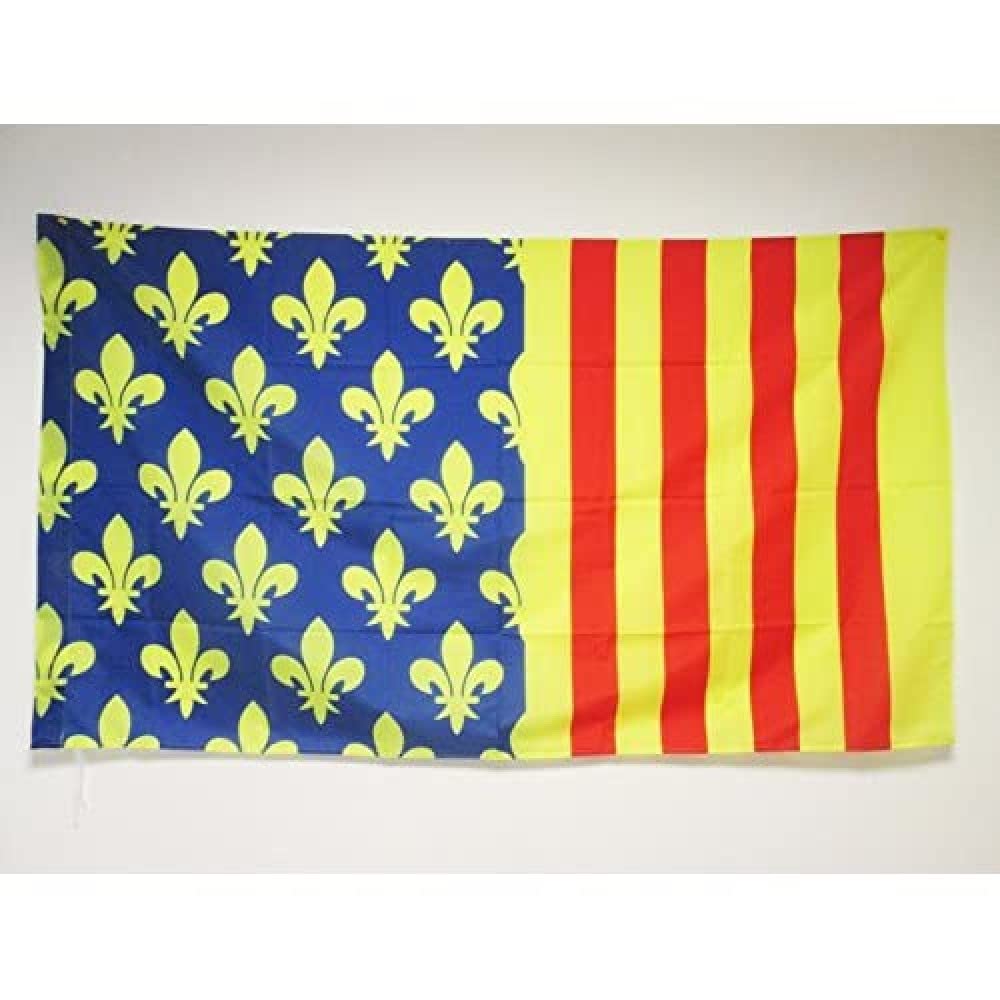 AZ FLAG - French Department of Lozère Flag - 3x5 Ft - Department of France Banner with Sleeve - 100% Polyester - Fade Resistant - Vivid Colors - 3' x 5' Feet - 150x90 Cm