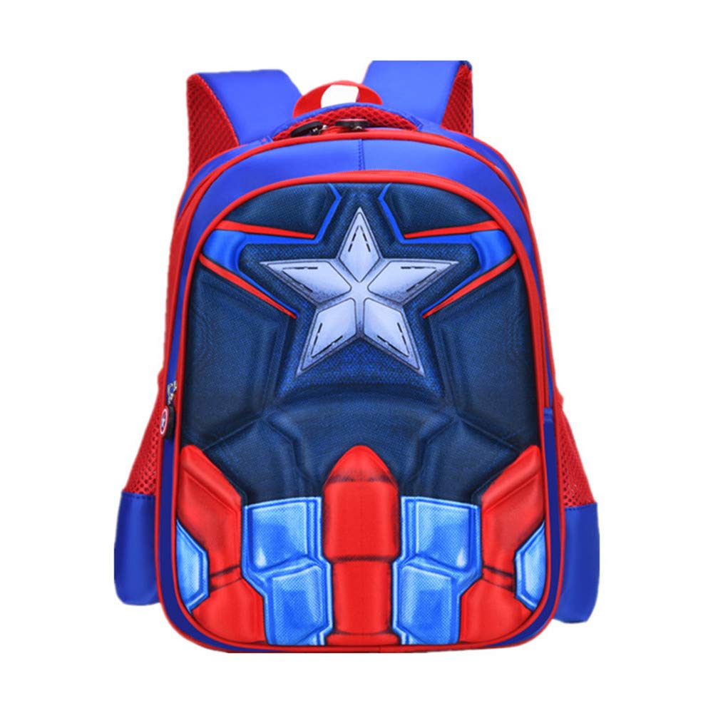 Backpack Captain Student School Bag Children's Backpack Heroes Children's Backpack Children's Backpack Daypack School Bag Primary School Backpack School Bag for Girls Boys Teenagers Teenagers