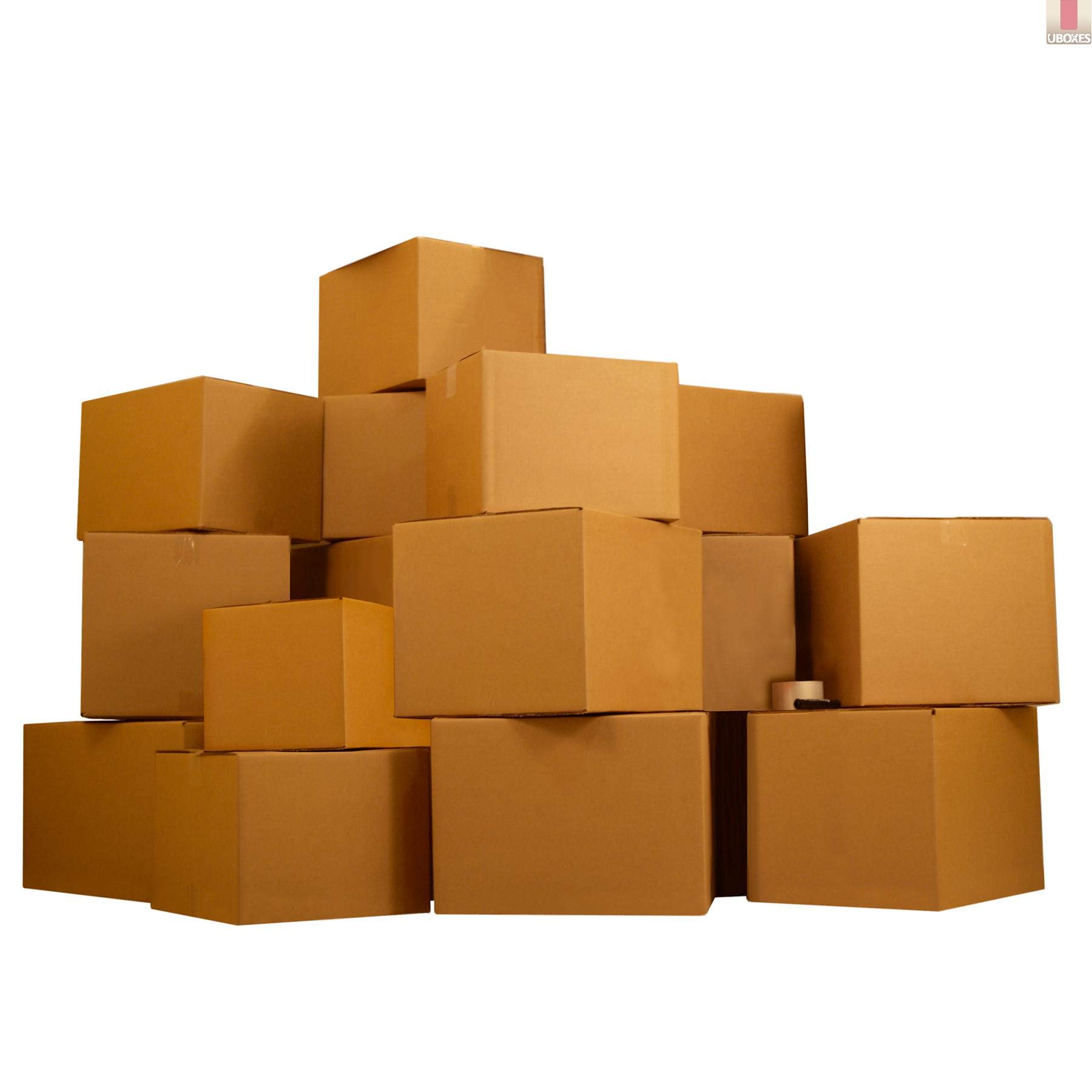 UBOXES Moving Boxes - Value Economy Kit #2 Qty: 30 Boxes & Moving Supplies