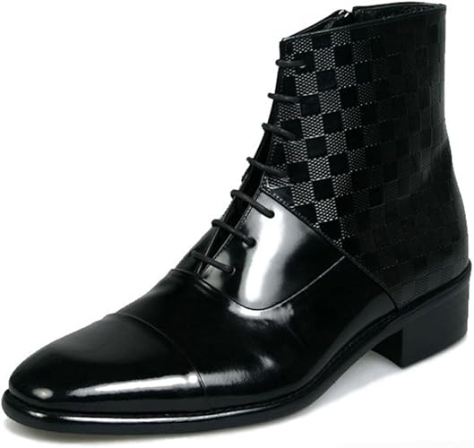 Amazon ヴィヴィッドレディ ショートブーツ メンズ 本革 メンズ 黒 メンズ ブーツ 革 紳士靴 本革 メンズ 黒 ショート ブーツ Vivid Lady ビビッド レディー ブーツ