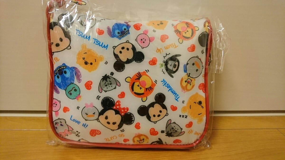 Amazon Co Jp 即決 Dnツムツム ディズニー Tsum Tsum 折りたたみ保冷バッグ Bigクーラーバッグ トートバッグ 白 手書き風 イラストver 折り畳み 未開封 ホビー 通販