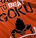 Training to Beat Goku Super Nerdy Ninja Tank Top Orange