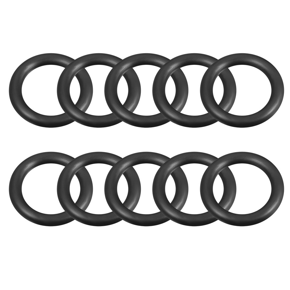 sourcing map Nitrile Rubber O-Rings 32mm OD 22mm ID 5mm Width, Metric Sealing Gasket for Automotive Machine Plumbing, Pack of 10