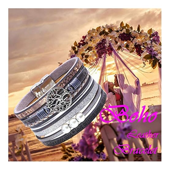 DESIMTION-Womens-Boho-Wrap-Leather-Multilayer-Wide-Tree-of-Life-Bracelets-Jewelry-for-Women-Teen-Girl-Boy DESIMTION-Womens-Boho-Wrap-Leather-Multilayer-Wide-Tree-of-Life-Bracelets-Jewelry-for-Women-Teen-Girl-Boy