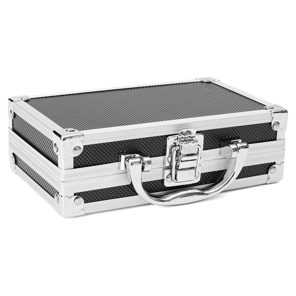Small Mayyou Aluminium Tool Box with Foam Blocks, Size 180 x 110 x 55 mm