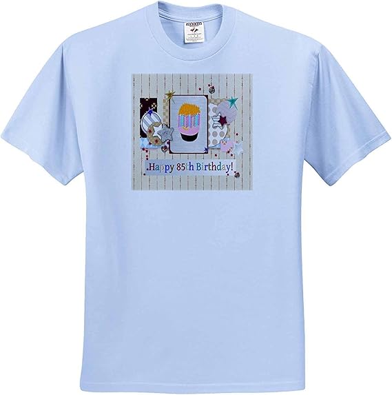 Amazon Co Jp ビバリー ターナー誕生日のデザイン コラージュ スター カップケーキ キャンドル ハッピー85th誕生日tシャツ 服 ファッション小物