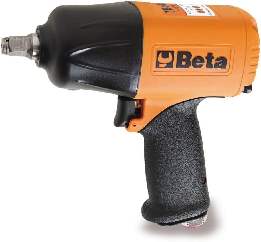 Beta 19270008 Model 1927 P Reversible Air Impact Wrench, 1/4" Gas, 1/2" Drive, Orange