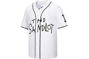 AIMHUO The Sandlot Benny Jersey Men's #30#5#11 Benny The Jet Rodriguez Movie Baseball Jersey Stitched S-3XL