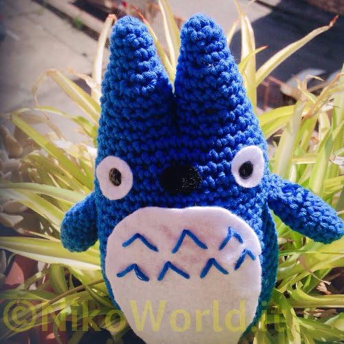Amigurumi Handmade Totoro Blue/Blu!