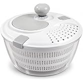 centrifuga para salada com cesto removível e tigela transparente