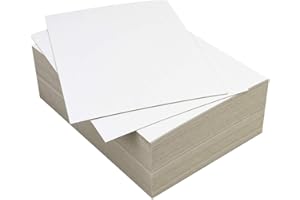 Hygloss Products Cardboard-Tagboard for Crafts, Backing for Photos and Documents, Scrapbooking and More-Approx. 28 pt. Thickness-8 x 10 inches-Pack of 100, None