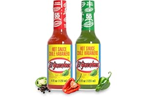 EL YUCATECO Hot Sauce, Aauthentic Mexican Hot Sauce Flavor, Bold Taste with Real Habanero Salsa, Fiery kick in every drop, Spicy gift set, Gourmet flavor, 2-pack Green and Red sauce | 4oz each