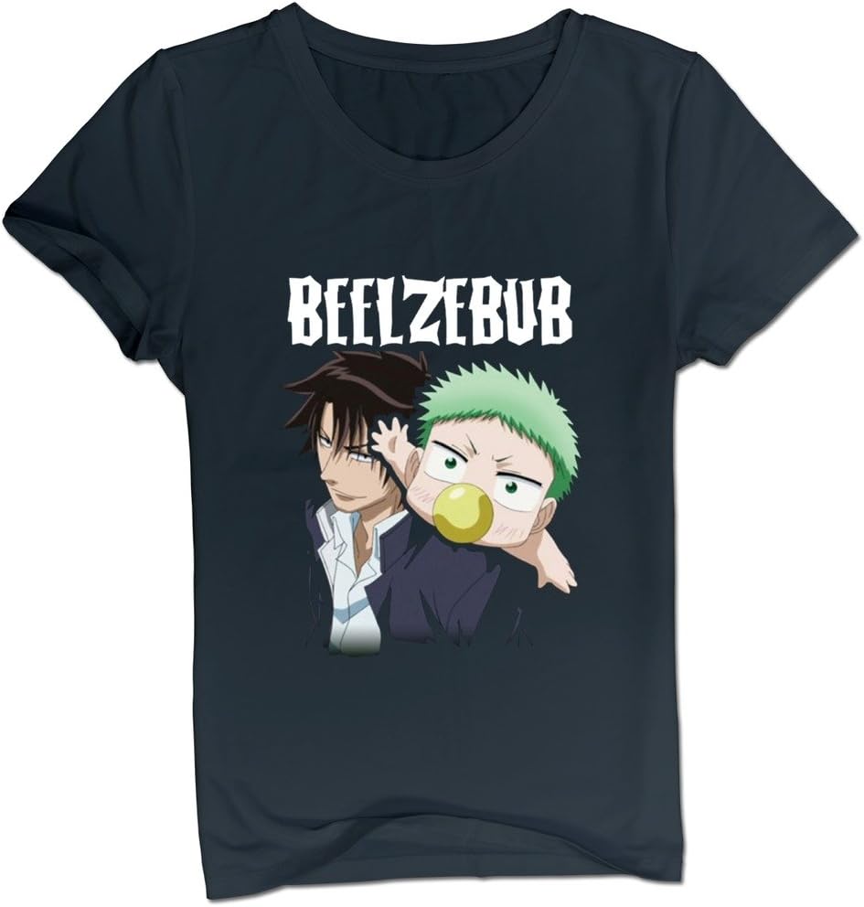 COPL Men's Tatsumi Oga From Beelzebub Baby Beel T-shirt Black XL