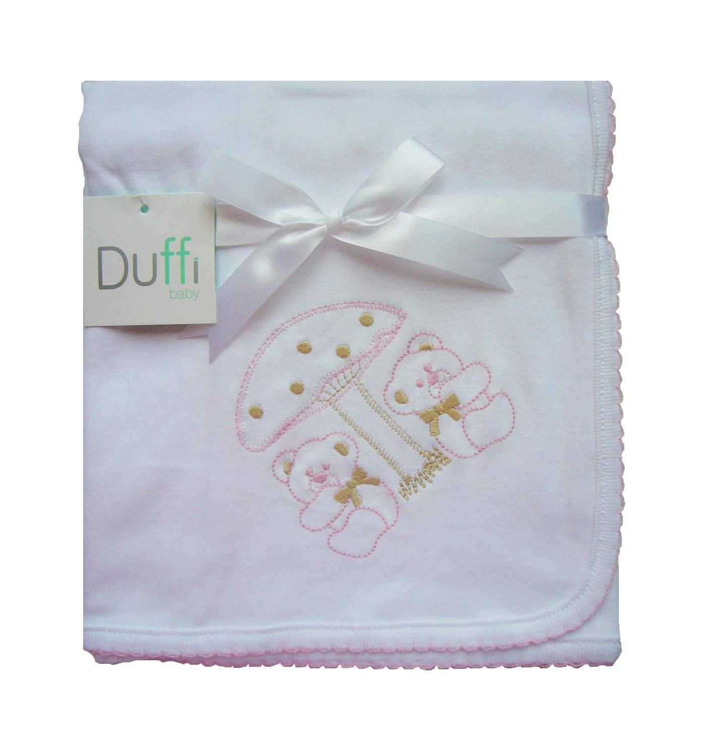 Duffi Baby 5361-06 Embroidered Blanket 100% Cotton 70 x 70 cm