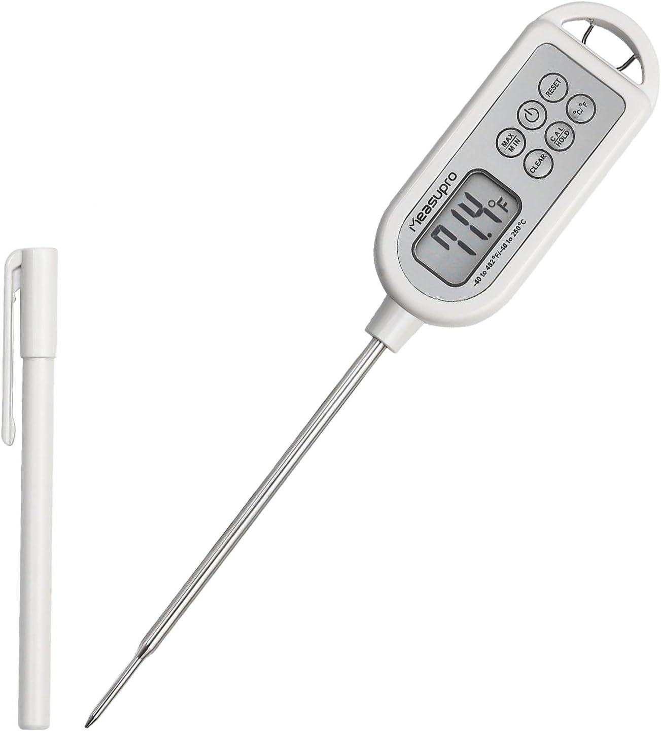 MeasuPro Food Thermometer, Digital Instant Read Probe Thermometer for