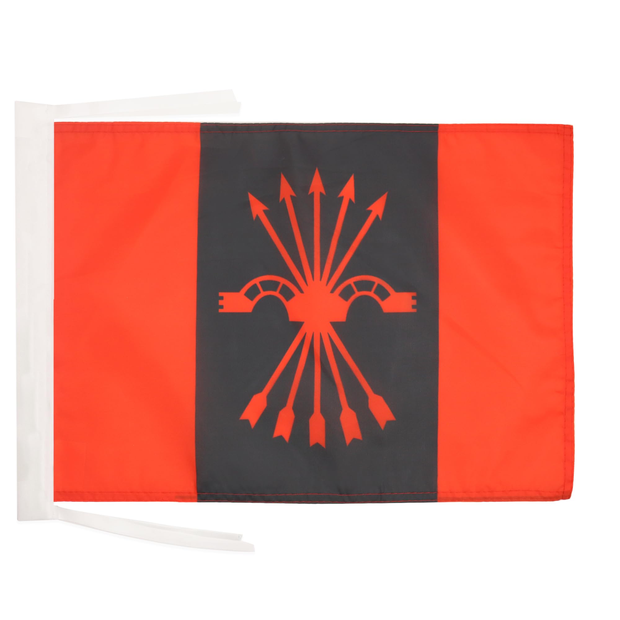 AZ FLAG - Falange Española de las JONS Flag - 18'' x 12'' - 100% Polyester Falangists Small Banner with Two Cords - Fade Resistant - Vivid Colors - 18x12 in - 45x30 Cm