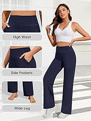 FireSwan Yoga Pants Women Wide Leg Pants High Waist