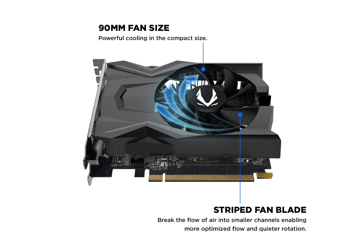 ZOTAC Gaming GeForce GTX 1650 OC 4GB GDDR5 128Bit Gaming Graphics Card