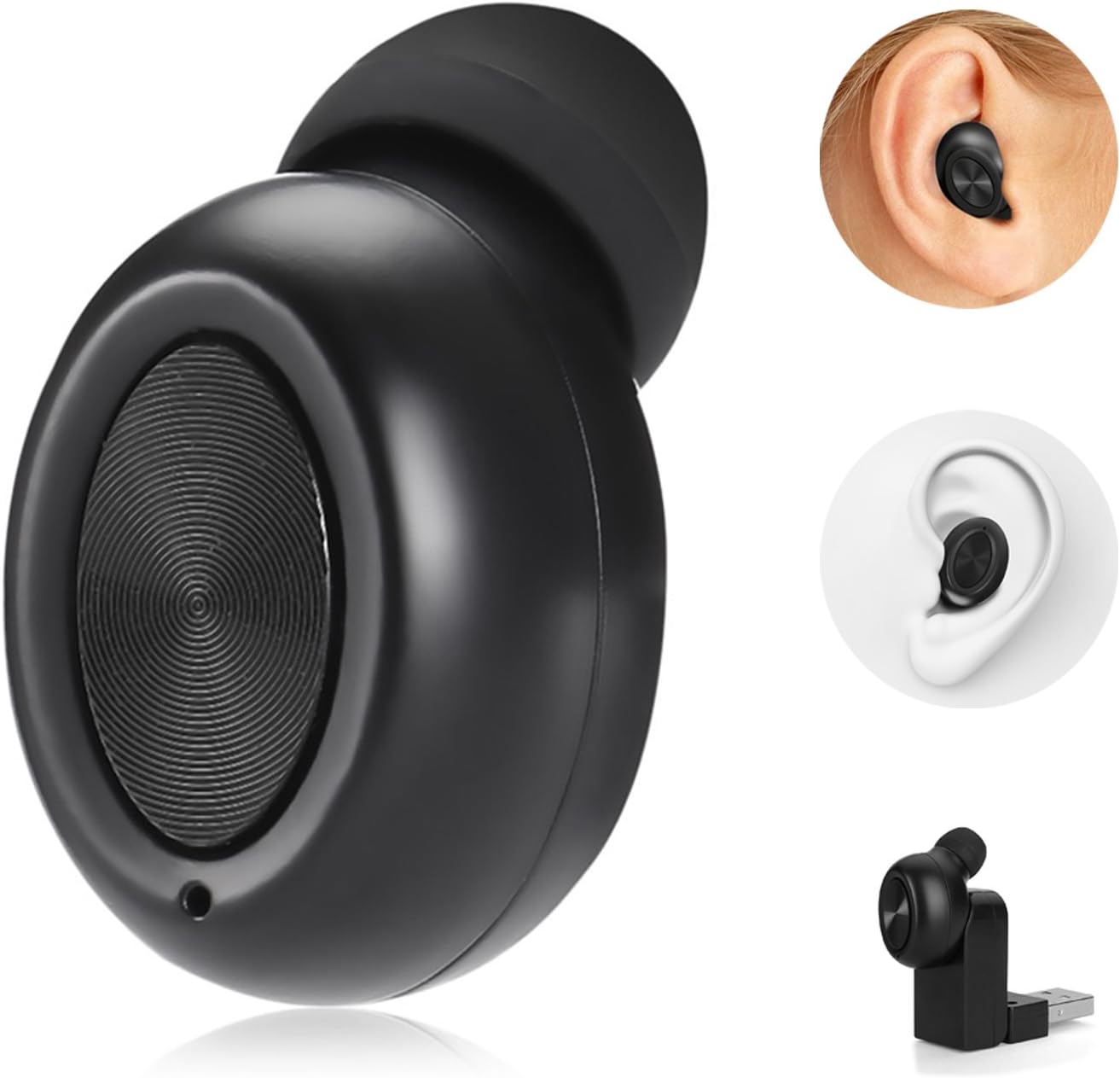 HBKJ Bluetooth Earphone Smallest Bluetooth 4.1 Invisible Earbud Headphone