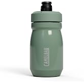 CamelBak Podium Stainless Steel Water Bottle 12oz, Moss | Vacuum Insulated Steel, High Flow Drink Cap, Leak Proof Lockout, Secure Bike Cage Fit, Durable Steel Construction