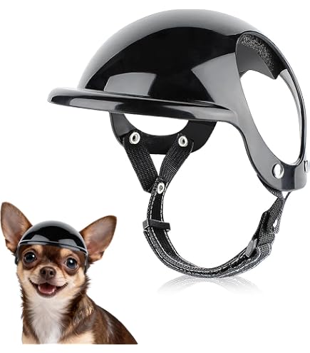 american classic motorcycle helmet only for chihuahua Amazon.com : LESYPET Dog Helmet for Small Dogs, Dog Motorcycle Helmet  Adjustable Dogs Hat with Ear Hole Design, Ideal for Outdoor Riding, Black S  : Pet Supplies