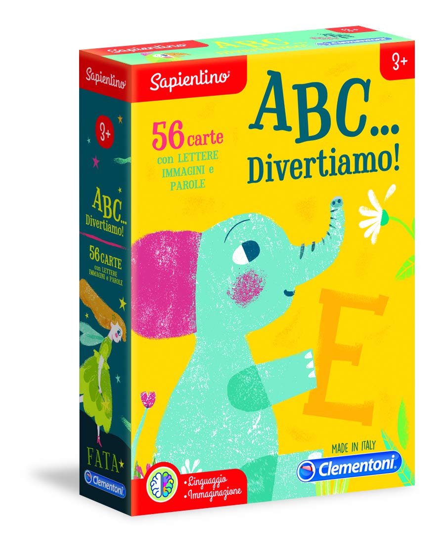 Clementoni -16123-Sapientino-A B C...fun, multi-coloured, 16123