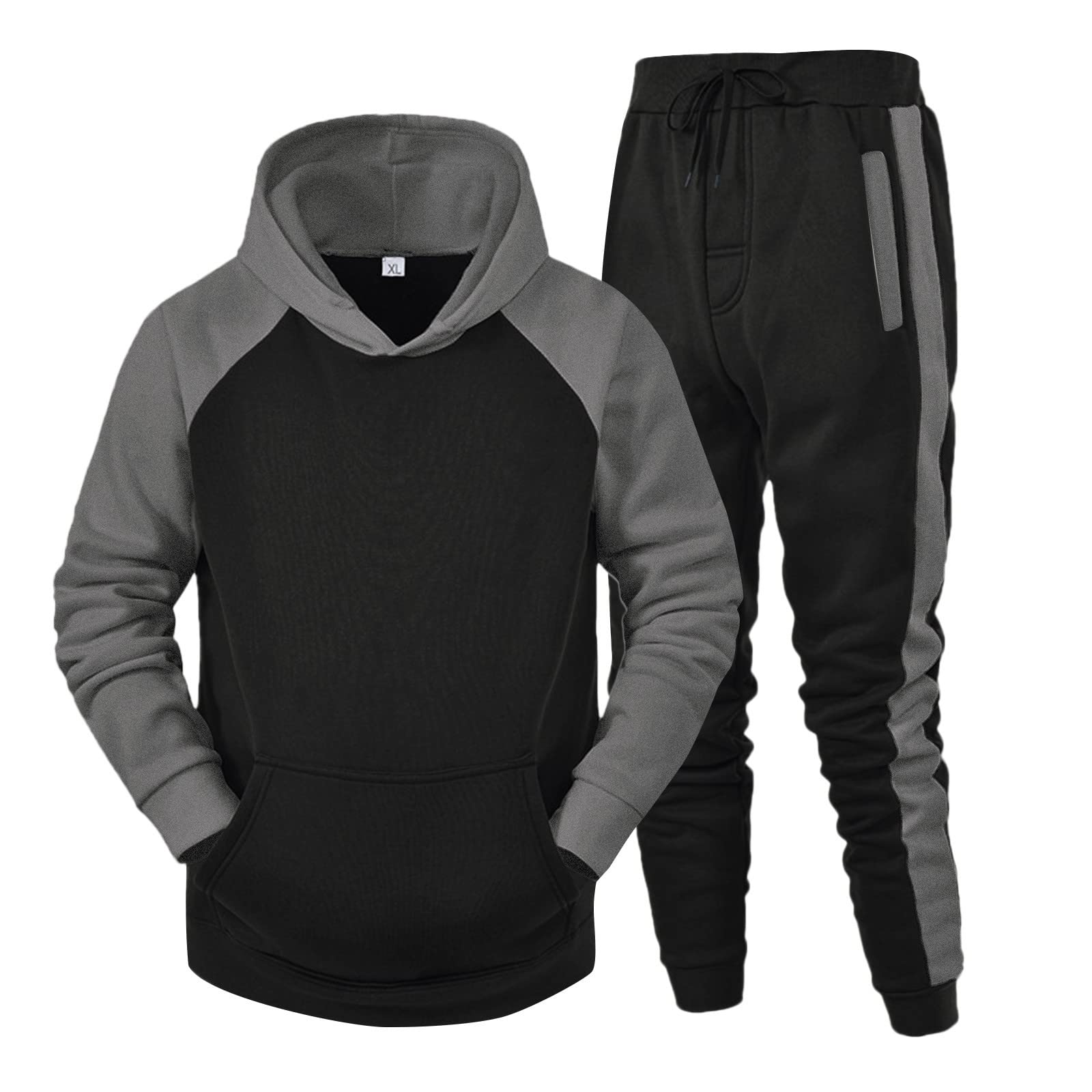 aihihe mens 80s tracksuit costume men's 2 piece