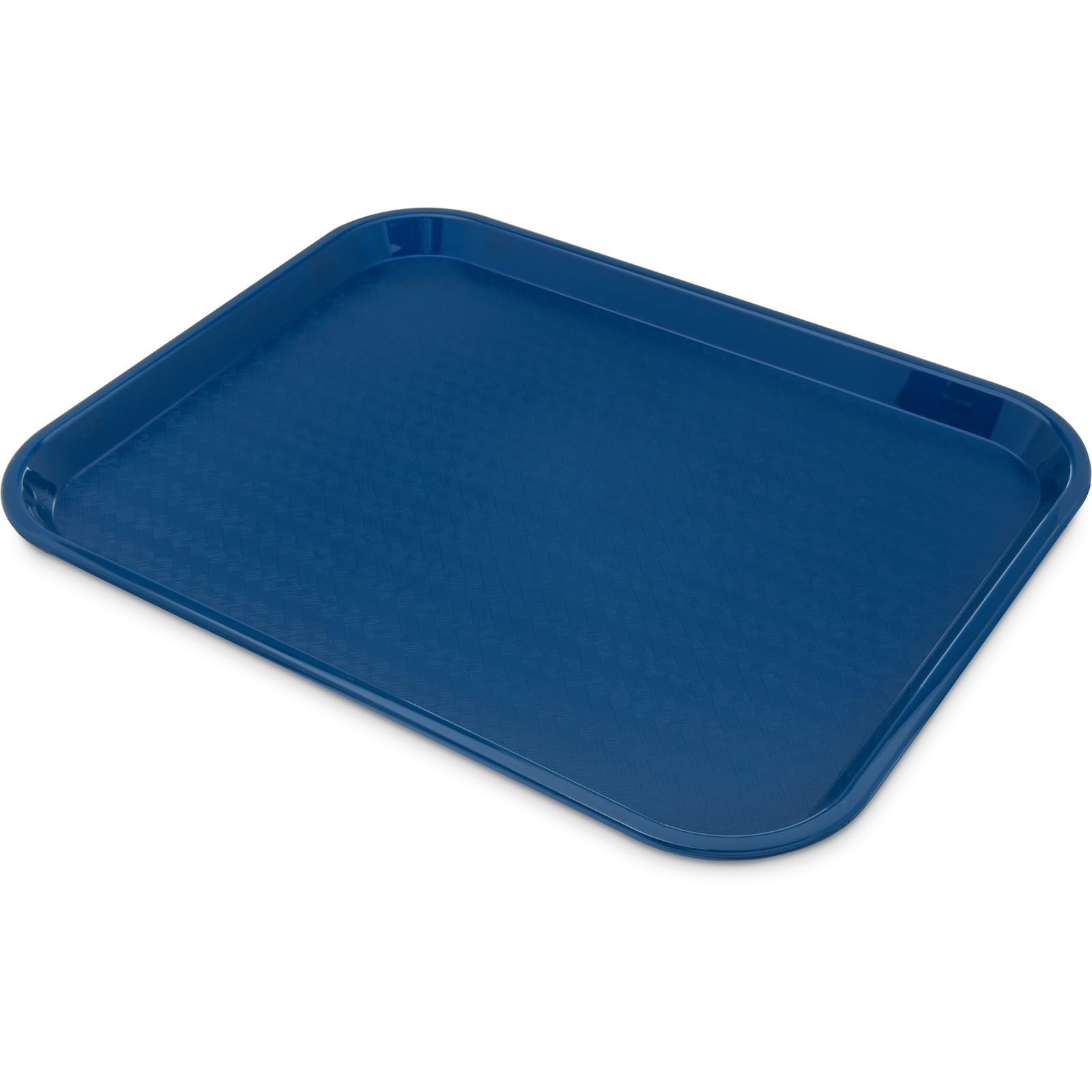 Carlisle blue cafeteria tray, 14 by 18 inches