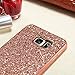 S7 Edge Glitter TPU Case, Houshine Premium Electroplated Bumper Bling Soft Cover Case for Samsung Galaxy S7 Edge, Rose Gold
