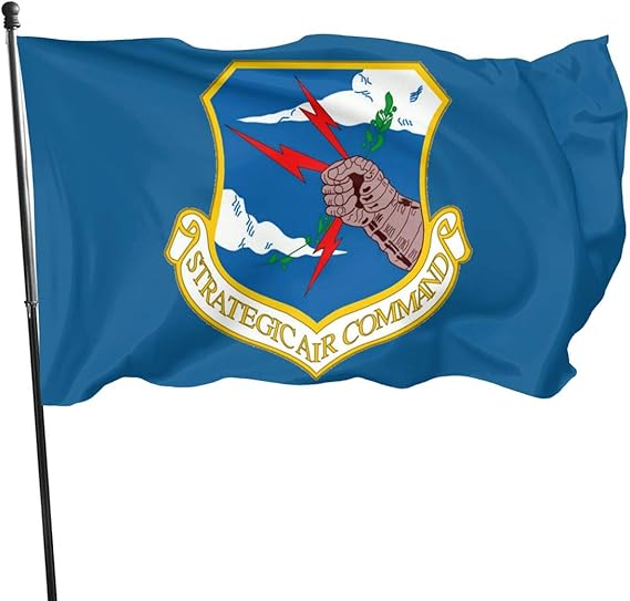 Chapman23Becky Melville Strategic Air Command Flag 3' X 5' Indoor Outdoor Banner