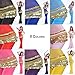 MUNAFIE Women's Belly Dance Coin Belt Hip Scarf