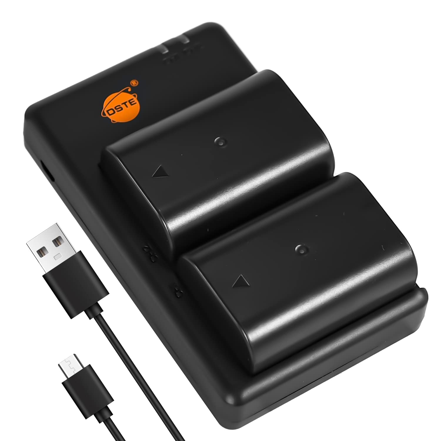 DSTE 2PCS DMW-BLF19E (2200mAh/7.2V) Battery Charger Set Compatible for Panasonic DMC-GH3, DMC-GH4, DC-GH5