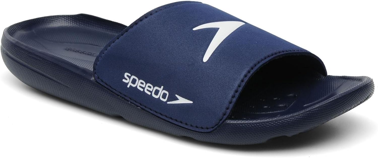 Speedo Men's Atami Core Slide Flip Flops (7UK / 40.5EUR, Navy/White