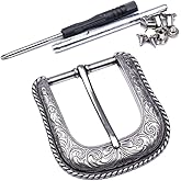JINBAOSHU 1.5"(40mm) Belt Buckle Western Cowboy Replacement Buckle Men and Women Belt Accessories