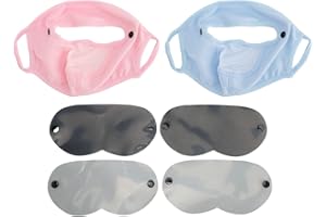4 Pcs UV Full Face Shield, Multifunctional Ice Silk UV Womens Sunscreen Face Veil with Eye Protector Sheets for Hiking