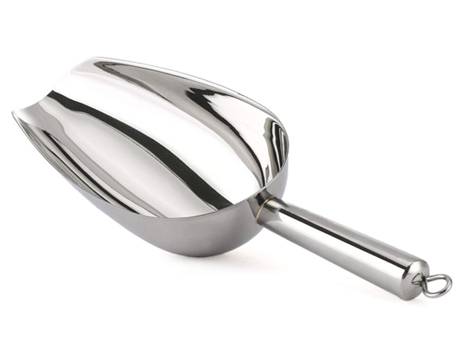 Ice Scoop, Stainless Steel Sweet Candy Food Scoop for Kitchen Bar Buffet Party Wedding, Heavy Duty & Dishwasher Safe - 5oz