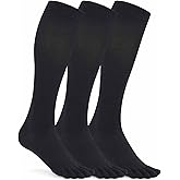 TikMox Coolmax Toe Compression Socks Breathable – Knee-High Support Socks with Enhanced Comfort for Running & Travel