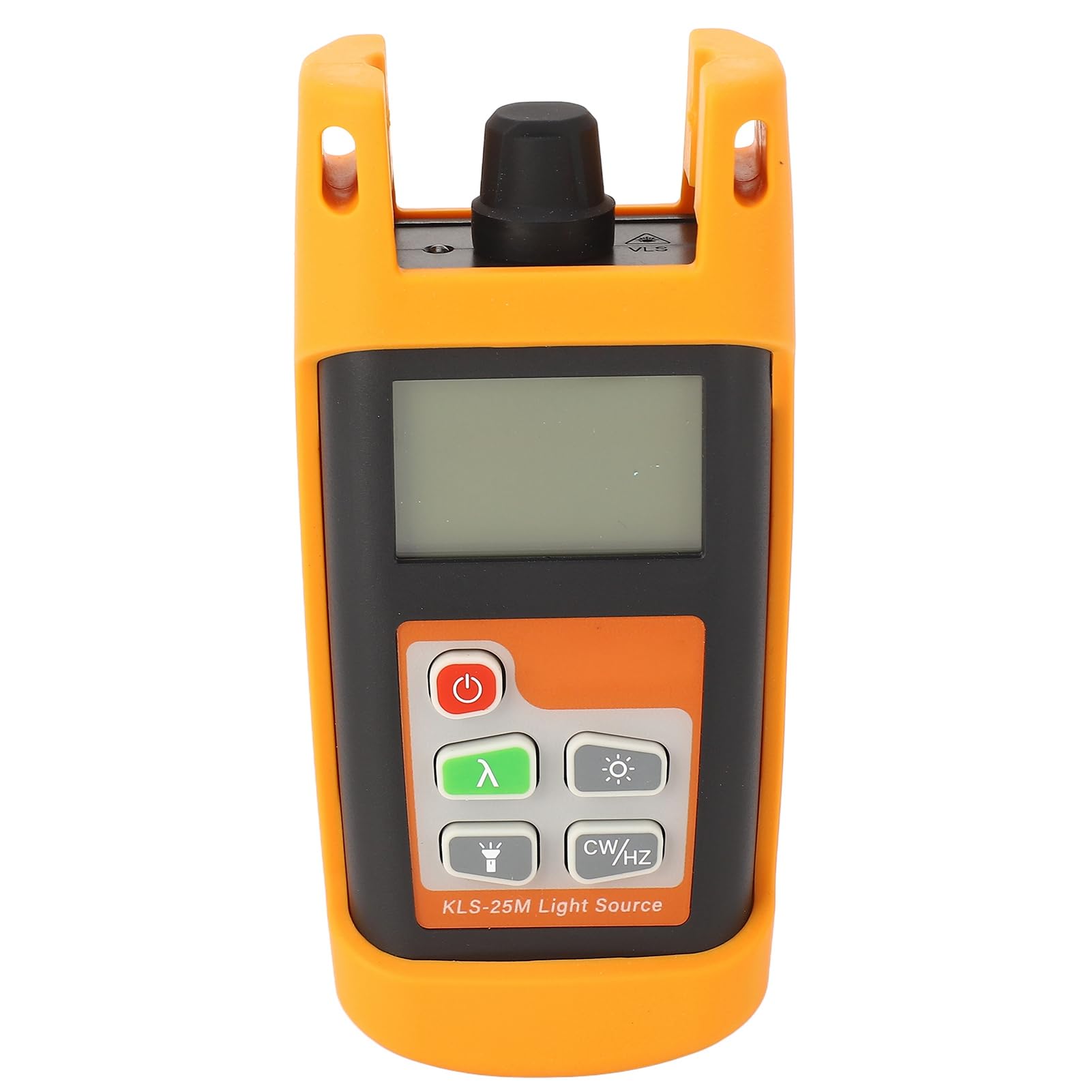 ASHATA KLS-25M Dual Wavelength Handheld Stable Light Source,1310+1550nm Optical Light Source,CW Universal Connector,FC+SC+2.5mm Fiber Optical Power Meter