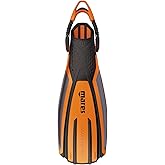 Mares Unisex Avanti 4X Open Heel Scuba Diving Fins | Bungee Straps &amp; 4-Channel Blade | Lightweight High-Thrust Snorkeling Flippers for Travel &amp; Cold Water