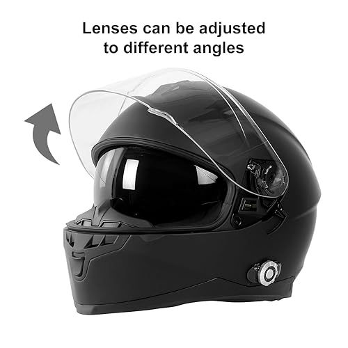 FreedConn Motorcycle Bluetooth Helmet BM2S Bluetooth Integrated