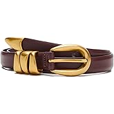 Madewell Women's Chunky Metal Leather Belt