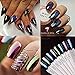 Born Pretty 8 Box Shinning Mirror Nail Glitter Powder Gorgeous Nail Art Chrome Pigment Glitters 8 Colors