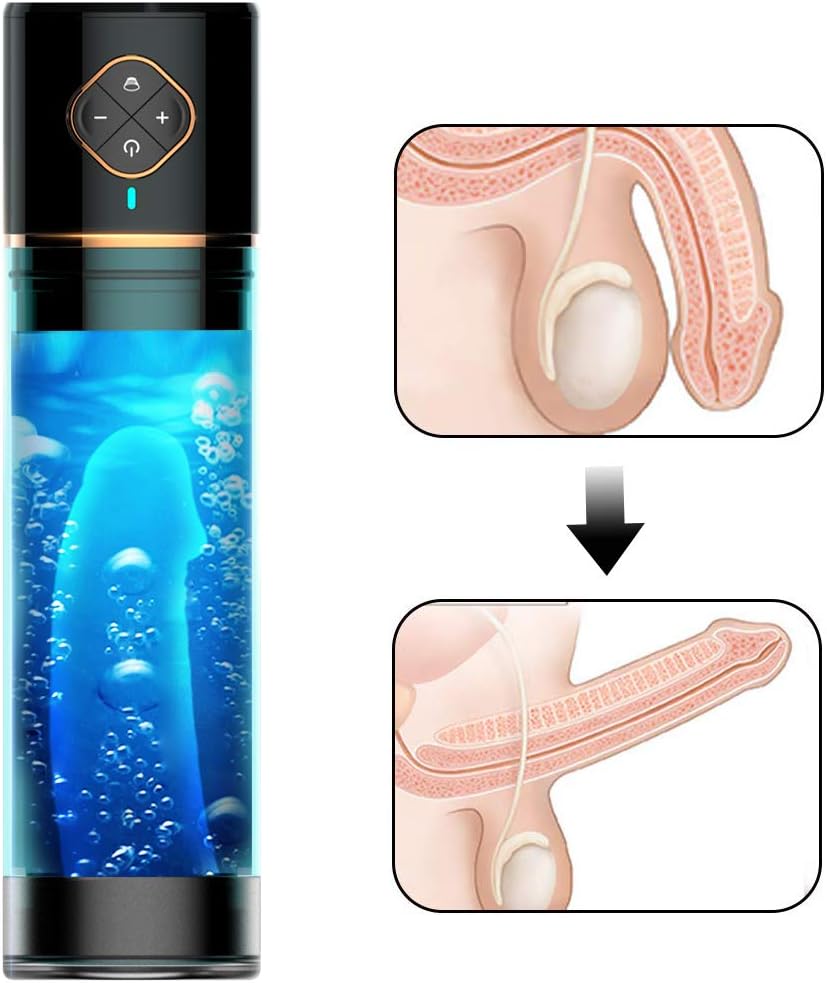 ULovediary Rotation Massage Vacuum Pump Tool, Lifelike Male M%asturabation Cup Men's Pennis Sucking Toys for Him Boyfriend Husband Sexy Underwear for Man Trainer,T-Shirt 100% Soft Silky Medical